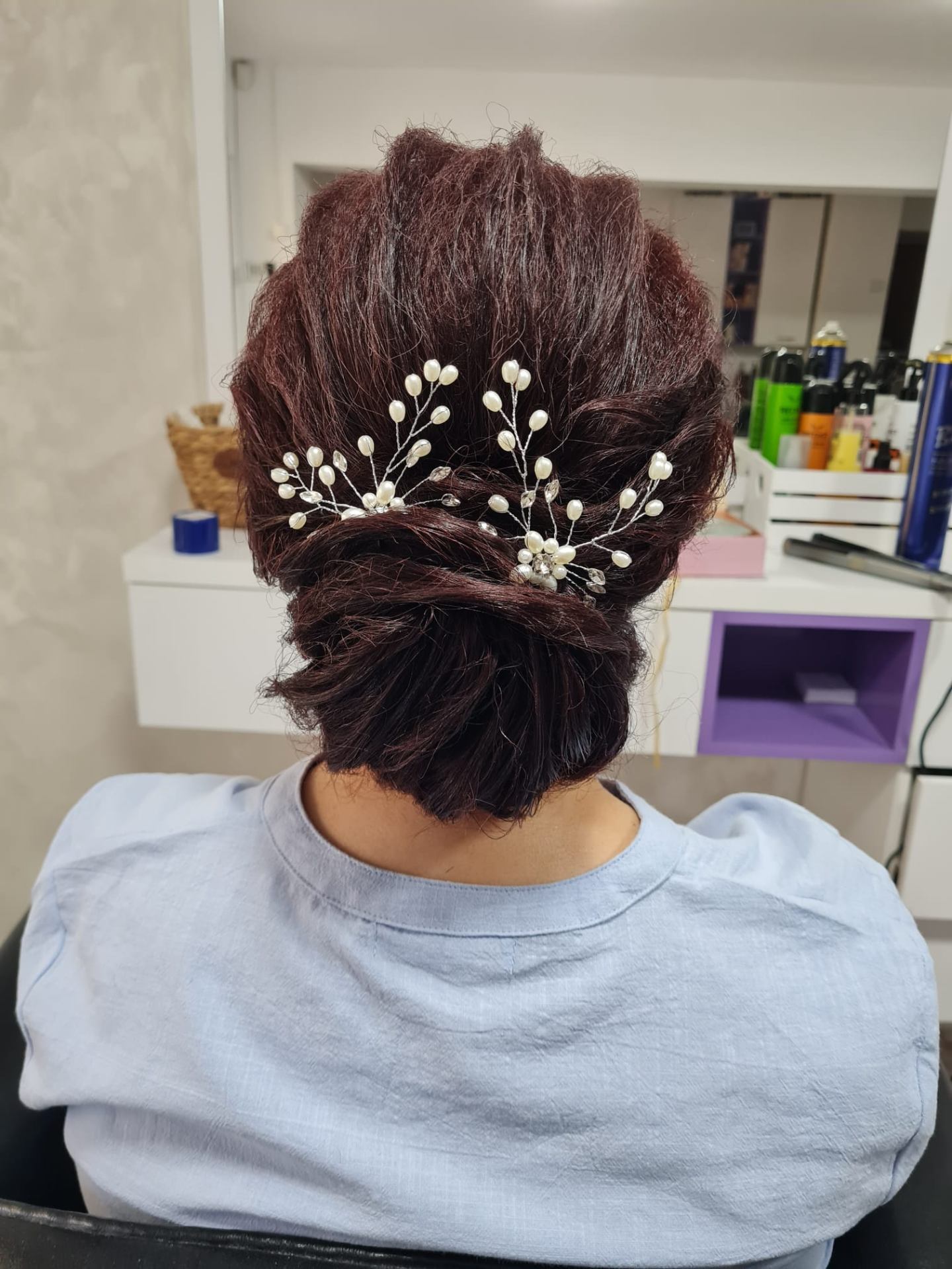 Coc cu accesorii perlate